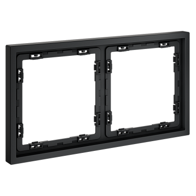 VOLTUM Рамка пластиковая S70 на 2 поста, (графит)