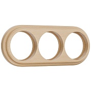 Рамка на 3 поста Werkel Retro (светлый бук) W0035224