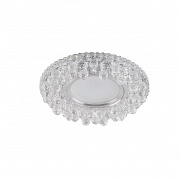 Светильник встаиваемый 15LED*2835 SMD 4000K MR16 G5.3 прозрачный  CD941