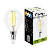 globe LED 11W E14 4000K G45 Filament LB-511 Feron
