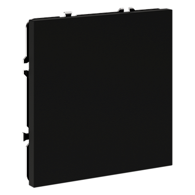 VOLTUM Заглушка S70 с суппортом, (черный матовый)