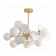 Kink Light 074160-10,33(01)  Подвес Матиас белый d67 h50 G9 10*5W (Led лампы в комплекте, 4000K)