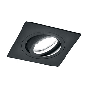 Светильник встраиваемый MR16*1 G5.3 черный поворотный DL2801
