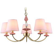 Ambrella LH75024/5 GD/PI золото/розовый E14/5 max 40W Люстра