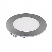 General GLP-RS13-120 6W 3000K серебро Панель светодиодная