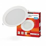 ASD Светильник RLP-VC 18W встраиваемый круг белый, 4000К 1440Лм 185мм (140мм) IP40