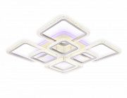 Ambrella FA5303 WH белый 171W 840*840*130 (ПДУ РАДИО 2.4) Люстра