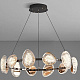 Kink Light 07693-12A,19(3000-6000K) Люстра Юнни черный d80 h120 Led 6*5W+6*7W (3000-6000K)