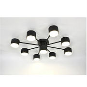 LINVEL MS 1201/9 Флинт Чёрный 9*GX53 max.11W Светильник потолочный