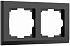 Werkel Stark W0021808 Рамка на 2 поста (черный)