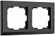 Werkel Stark W0021808 Рамка на 2 поста (черный)