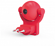 Gauss Ночник розеточный с фиксированной проекцией и датчиком освещённости,  0,5W розовый