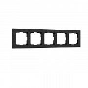 Рамка на 5 постов Hammer (черный) W0052408
