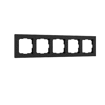 Рамка на 5 постов Hammer (черный) W0052408