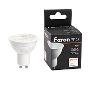 Feron PRO LED MR16 7W GU10 2700K LB-1607 с линзой 110  градусов
