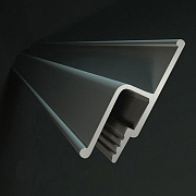 Багет стеновой ArtFolio алюминиевый AL 2,5м (50м в упаковке)