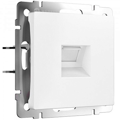 Werkel W1181061 Розетка Ethernet RJ-45 (белый матовый)