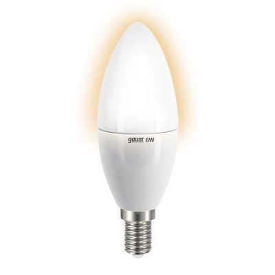 Gauss LED Elementary Candle 6W E14 2700K Лампа светодиодная