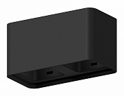 Корпус накладной д/насадок 70*70mm C7851 SBK черный песок 190*95*H100mm MR16 GU5.3