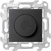 Simon 24 Графит Светорегулятор проходной, 40-450W