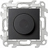 Simon 24 Графит Светорегулятор проходной, 40-450W