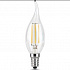 Gauss LED Filament свеча на ветру 11W E14 2700K 720lm Лампа