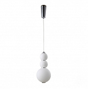 Светильник подвесной DESI SP3 CHROME/WHITE CRYSTAL LUX