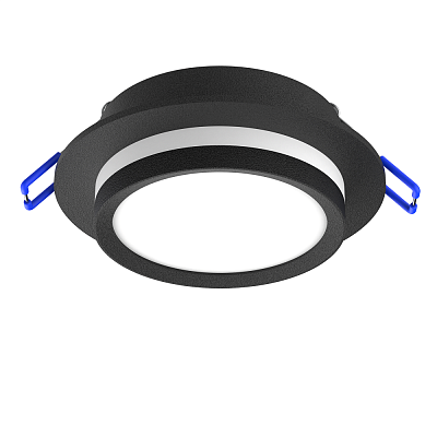 DIODTRADE ART INFINITY GX53 черный круг Светильник встраиваемый