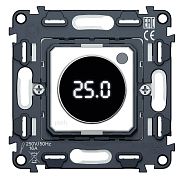 Ambrella Volt Механизм терморегулятора с цифровым дисплеем с подсветкой и датчиком для теплого пола 16A-250V QUANT (EXTRA CONTROL) VM1385
