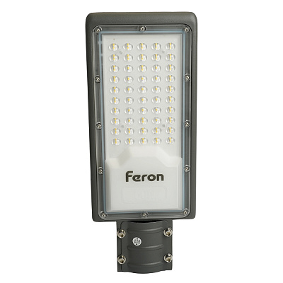 Feron  Светильник Уличный 50W 6400K серый IP65 SP3032