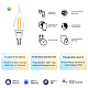 Gauss LED Candle 4,5W E14 2000-6500K DIM+CCT CF35 Smart Home Лампа светодиодная Умный Дом