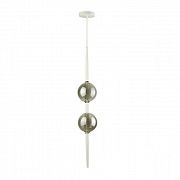 Odeon Light 4683/2 PENDANT ODL20 294 белый /дымчатый Подвес G9 2*5W 220V LAZIA