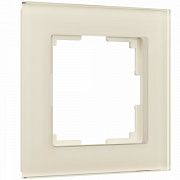 Рамка на 1 пост Werkel Favorit (молочный, стекло) W0011141