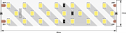Я DesignLed LUX DSG2835 SMD 252LED/м 24Вт/м 24В  IP20 Теплый белый (2700K)