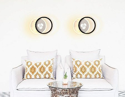 Ambrella FA228 WH белый LED 4200K+4200K/6400K 28W 220*170*50  Бра