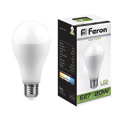 Feron classic LED 20.0W E27 4000K A65 LB-98 Лампа светодиодная