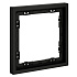 VOLTUM Рамка пластиковая S70 на 1 пост, (черный матовый)