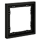 VOLTUM Рамка пластиковая S70 на 1 пост, (черный матовый)