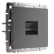 Werkel  W1181004 Розетка Ethernet RJ-45 (графит рифленый)