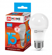LED-A60-VC 15Вт 230В Е27 6500К 1350Лм IN HOME Лампа светодиодная