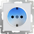 Werkel WL01-10-03 Розетка с подсветкой (белая)