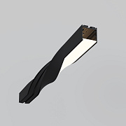 Радиусный профиль 35x35 Twist 180° черный ALM-3535R-B-T-180°-0.5M