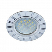 Ecola MR16 DL3184 GU5.3 матовый Хром/Алюм Двойные Реснички по кругу, FS1610EFF (10/100)