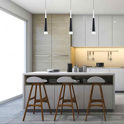 Elektrostandard DLR038 7+1W 4200K черный матовый Спот