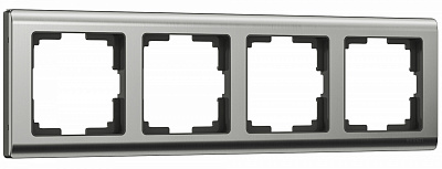 Werkel Metallic W0041602 Рамка на 4 поста (глянцевый никель)