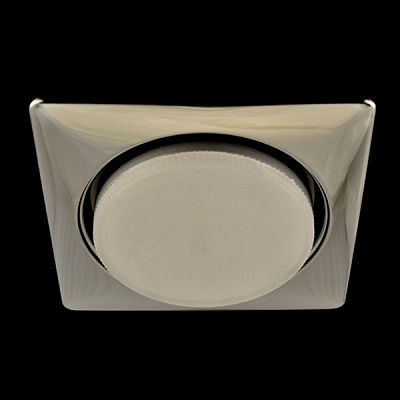 Ecola GX53 H4 Square хром Светильник квадратный