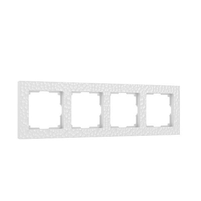 Рамка на 4 поста Werkel Hammer (белый) W0042401