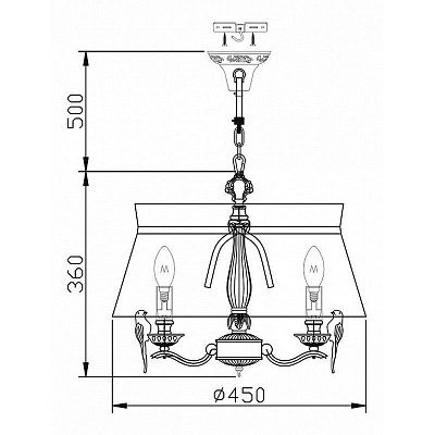 Maytoni ARM013-33-W Люстра