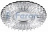 Feron 15LEСветильник встраиваемый со светодиодной подсветкой 15LED*2835 SMD 4000K, MR16 50W G5.3, белый, хром, CD900