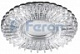 Feron 15LEСветильник встраиваемый со светодиодной подсветкой 15LED*2835 SMD 4000K, MR16 50W G5.3, белый, хром, CD900